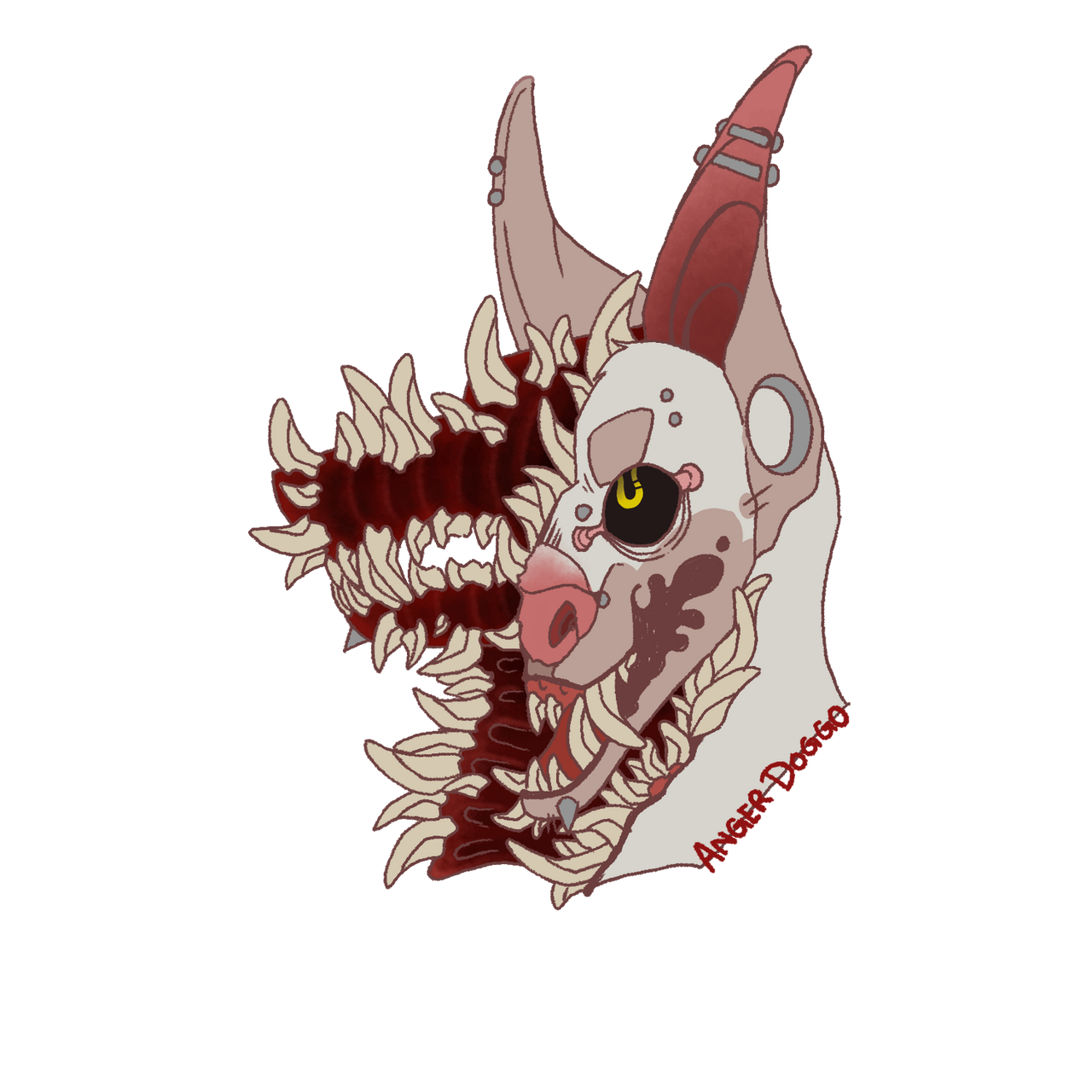 Maw Inception Maw Headshot by angerdoggo on DeviantArt