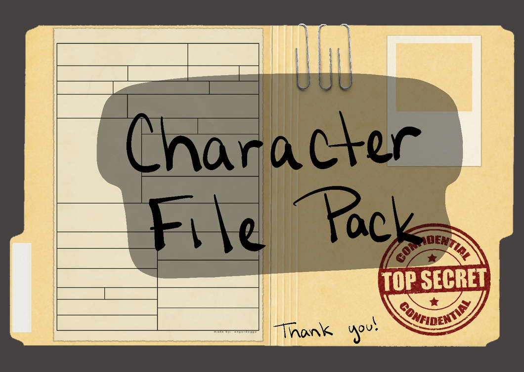 Character File Pack by angerdoggo on DeviantArt