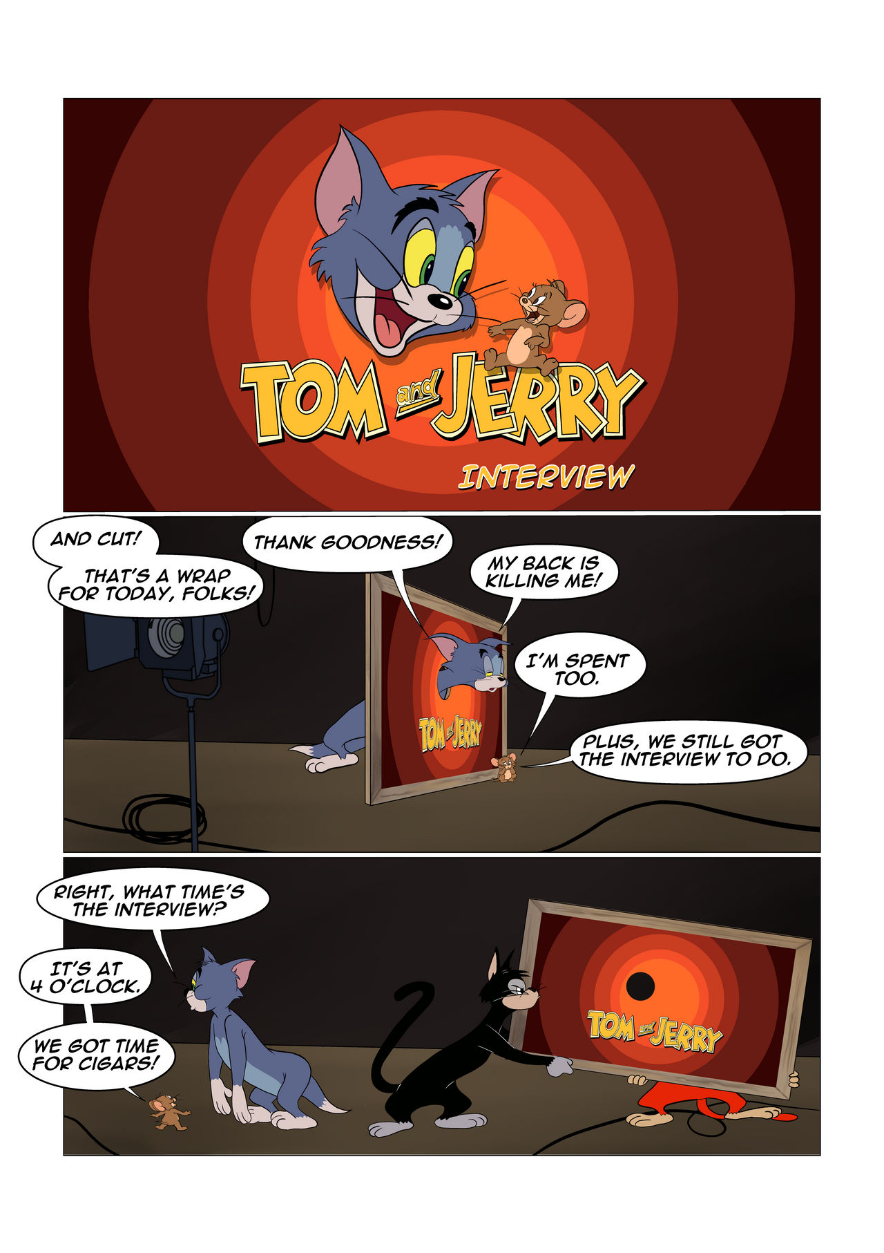 Tom Jr Deviantart Tom and Jerry Interview - Page 1 by JeyDeeArr on DeviantArt