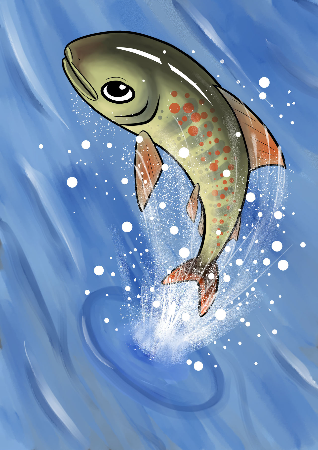 Jumping Fish By JeyDeeArr On DeviantArt