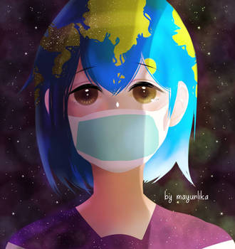 Earth-chan by mayurlika