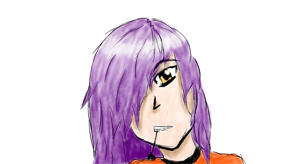 Anime Guy With Purple Hair By Blakbriar On Deviantart