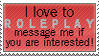 Loves to RP stamp by Marlin-Rae