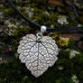 Silver plant pendant