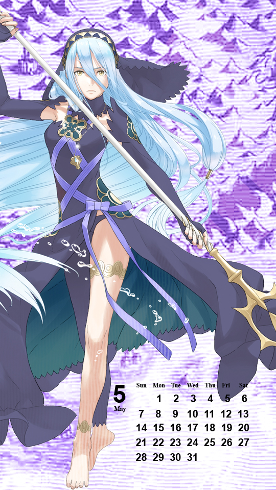 Fire Emblem Phone Background - Azura (Conquest)