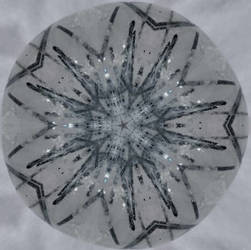 Tourmalinated Quartz Crystal Kaleidoscope
