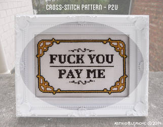 P2U -- Fuck You Pay Me - pattern