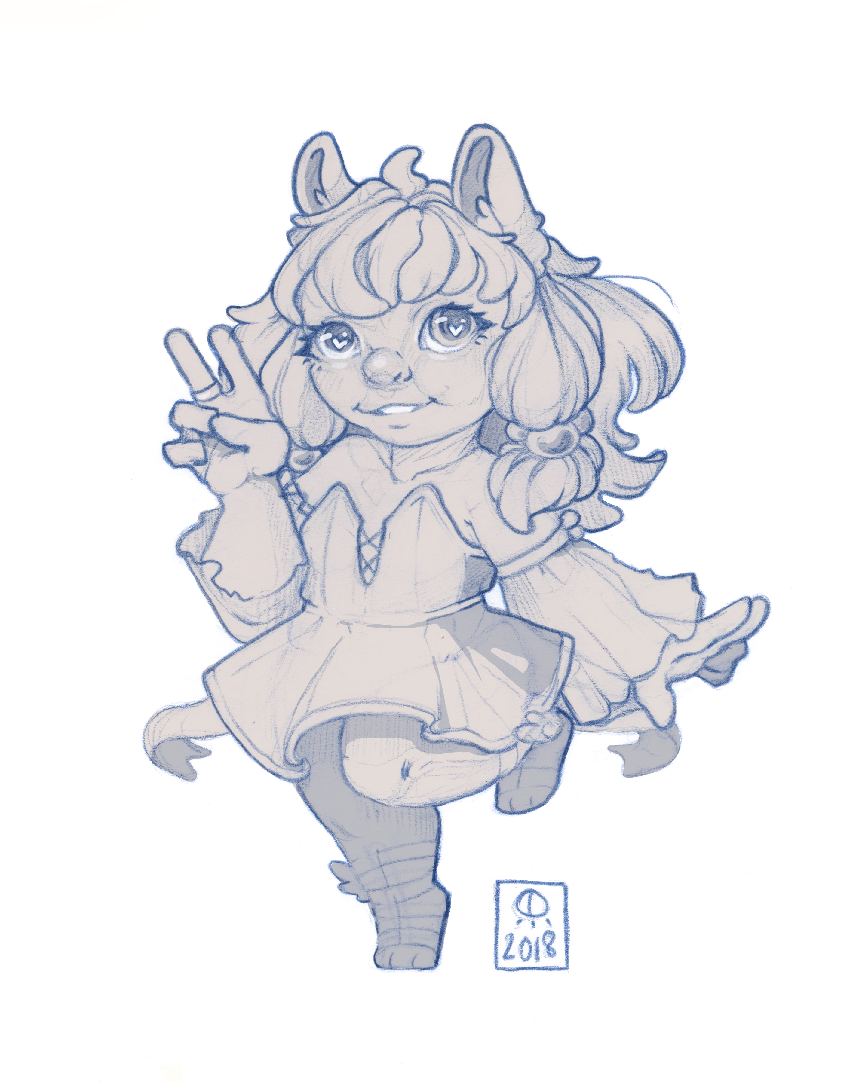 Chibi Bunny - [ Sketch ]