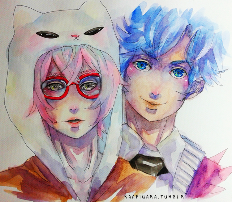 Pink boy + Blue boy