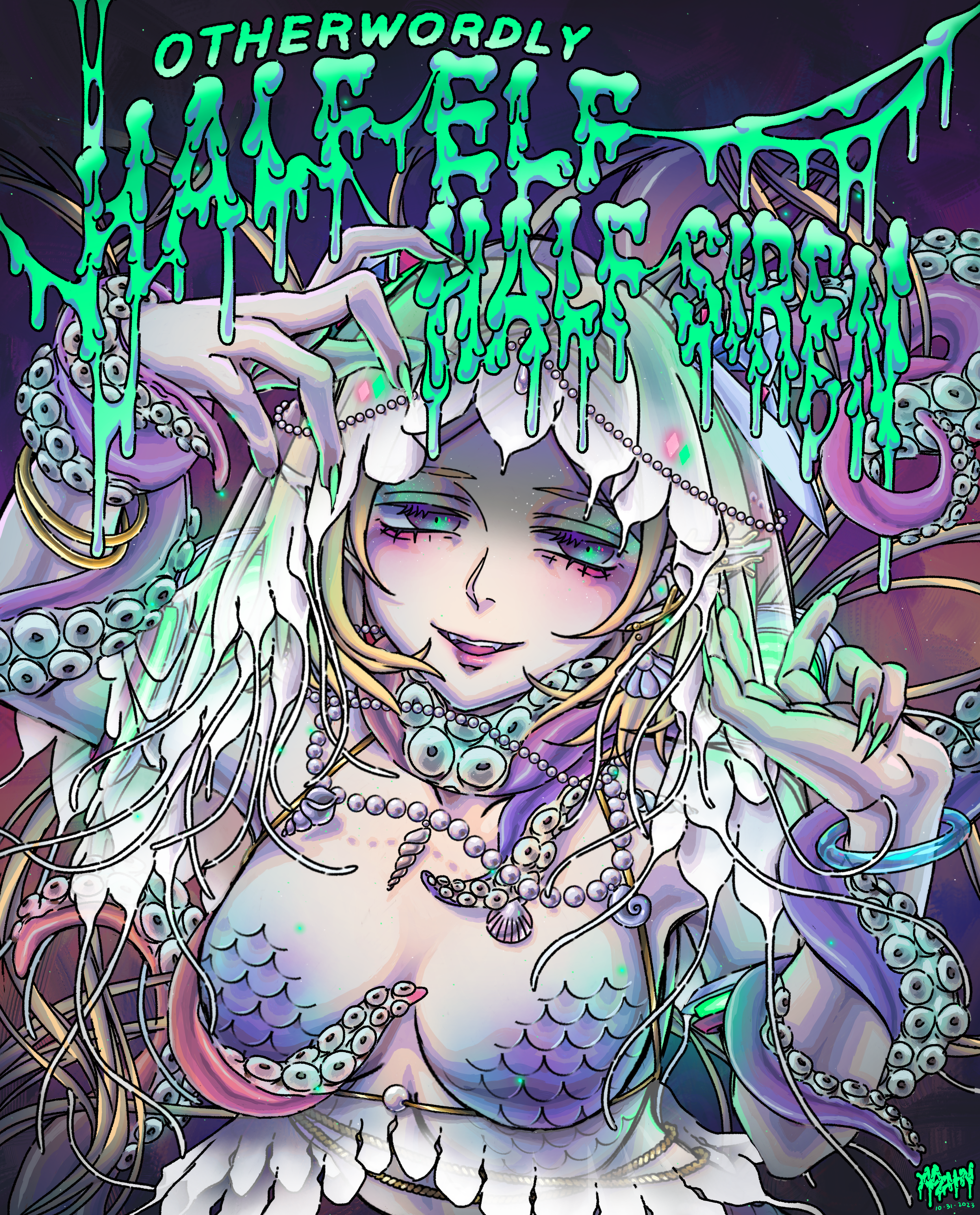 Akirose Half Elf Half Siren