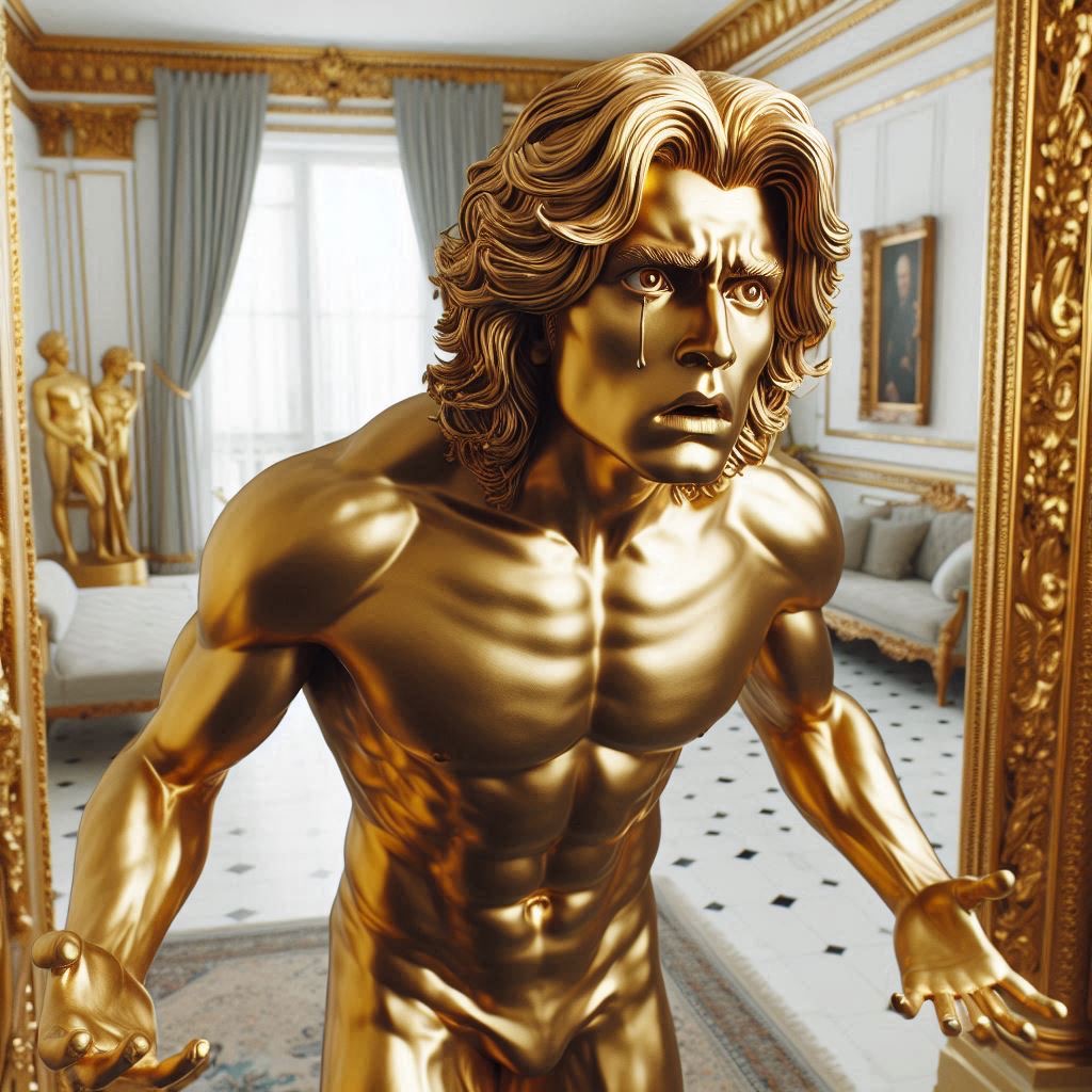Statues Deviantart gold statue transformation 20 by maledollmaker2024 on DeviantArt