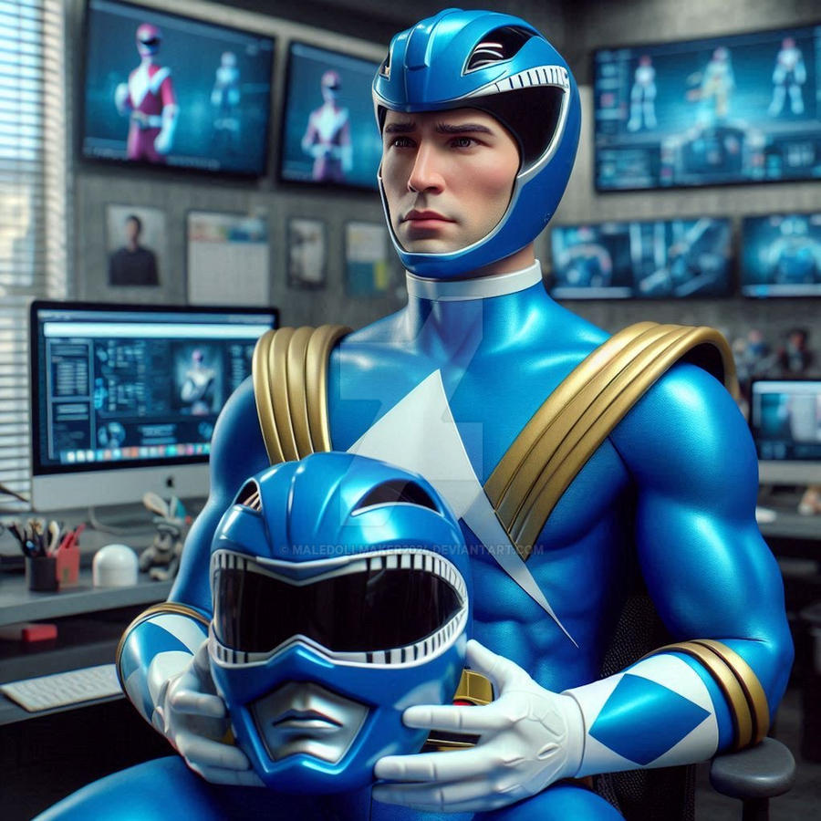 Blue Ranger Transformation Blue Ranger Mannequin Transformation by maledollmaker2024 on DeviantArt