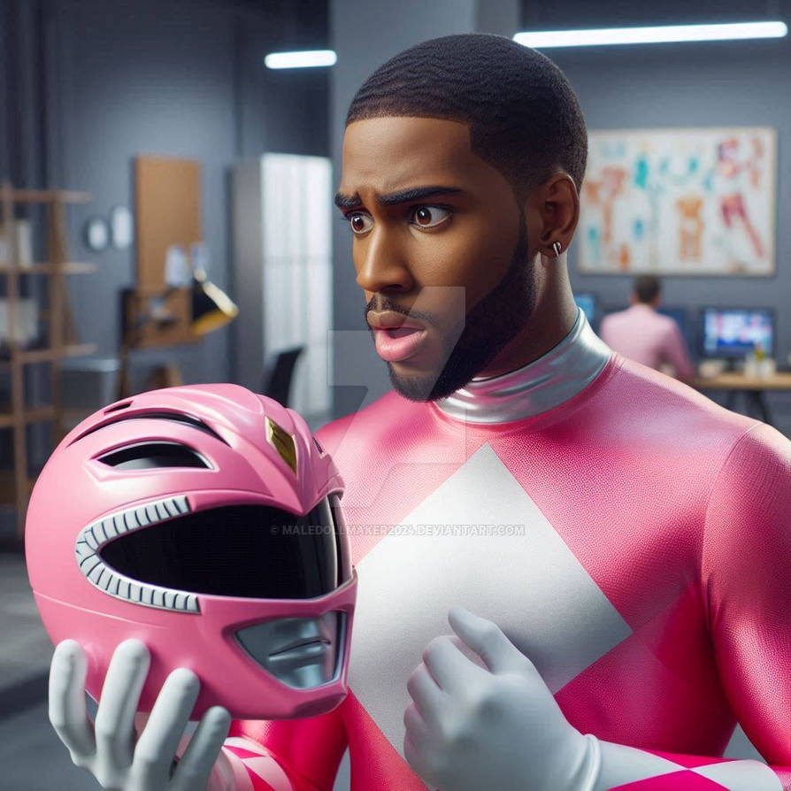 Pink Ranger Tg Pink Ranger Mannequin Transformation 2 by maledollmaker2024 on DeviantArt