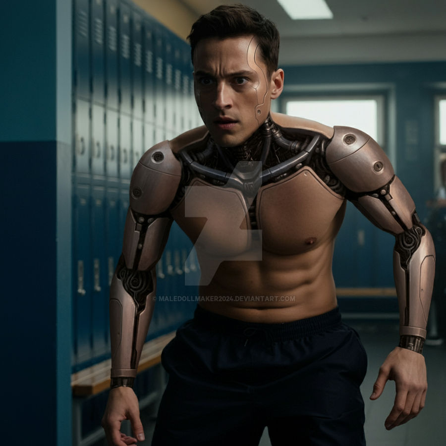 Muscle Robocop Shirtless Robocop in Locker Room 11 by maledollmaker2024 on DeviantArt