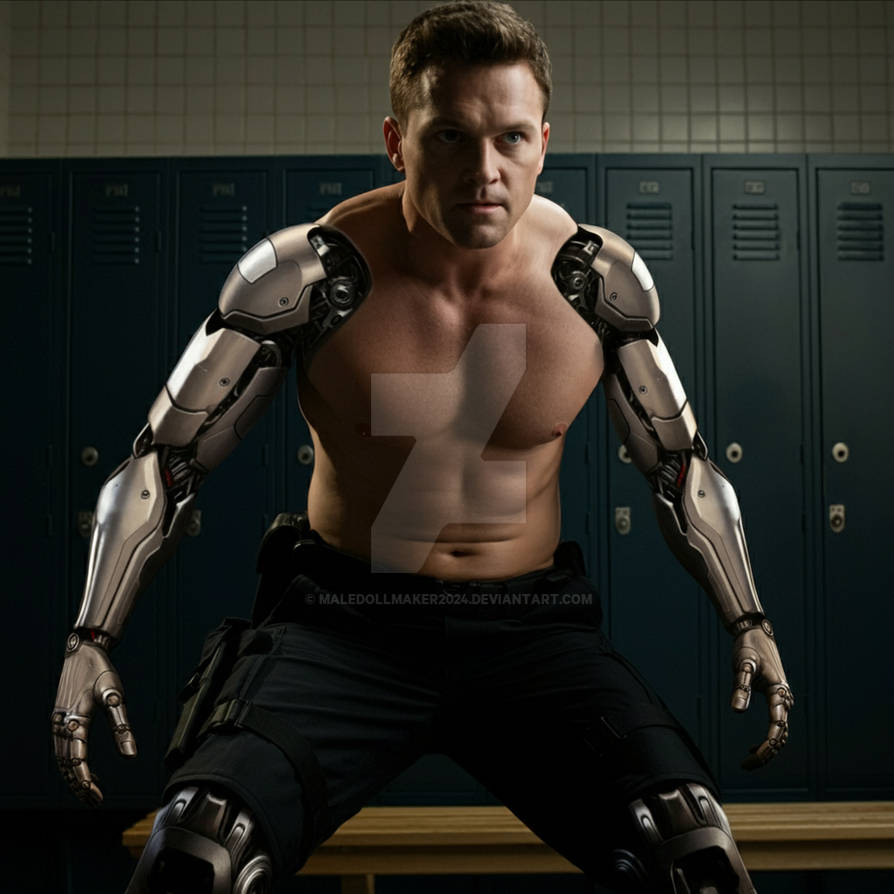 Muscle Robocop Shirtless Robocop in Locker Room 13 by maledollmaker2024 on DeviantArt