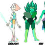 SU Green AU - Pearl  (S2 S5) vs Emerald  (S3)