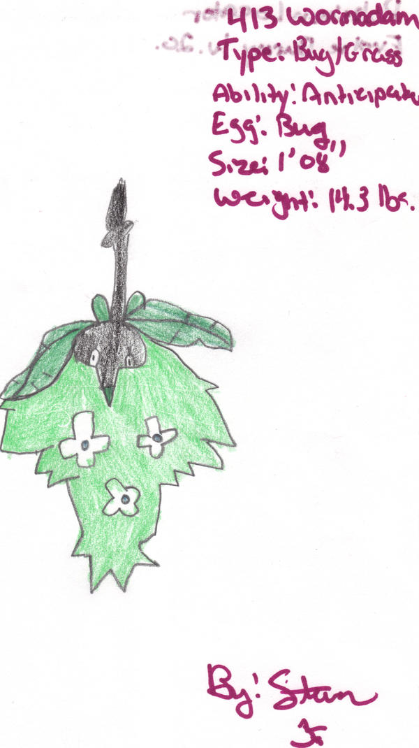 Wormadam by RoXoS92 on DeviantArt