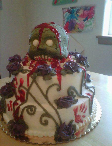 Zombie Baby babyshower cake