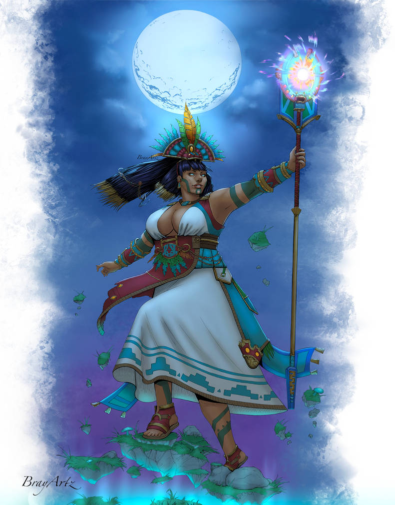 Chel Aztec SMITE - Ix Chel by BrayArtz on DeviantArt