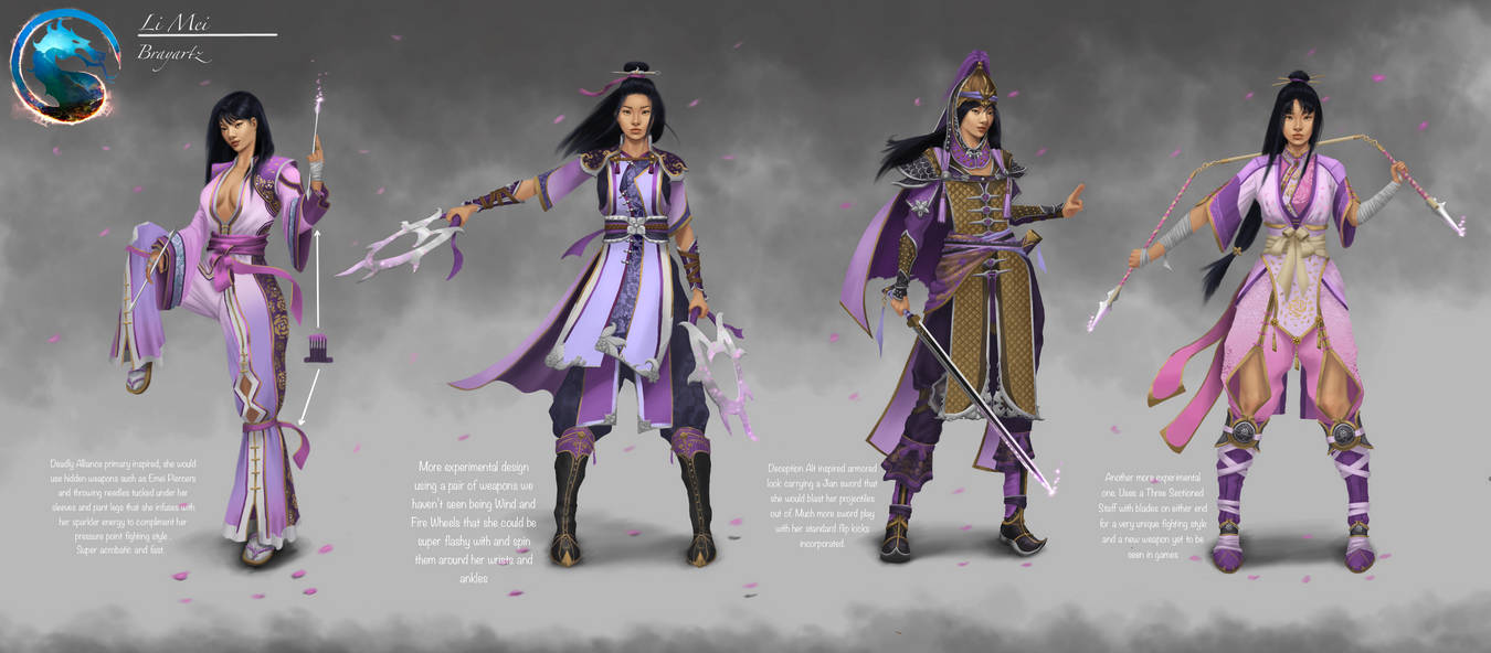 Mortal Kombat Concept Art - Li Mei by BrayArtz on DeviantArt