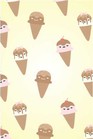 Kawaii Ice Cream iPod Wallpaper by technicolorblackout on DeviantArt Kawaii Ice Cream iPod Wallpaper by technicolorblackout on DeviantArt