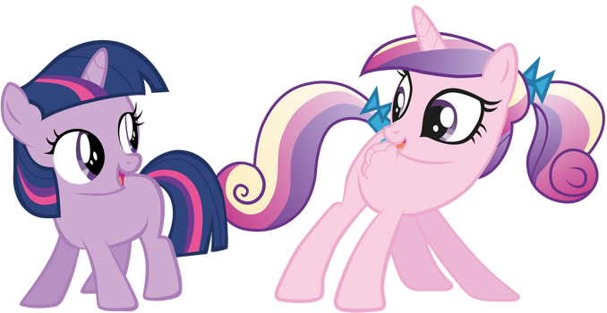 Twily and Cadance - And do a little shake!