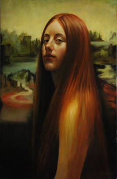 Mada Lisa oil on linen 73cm x 51cm