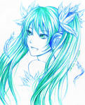 Miku-last night good night by kuro-alichino