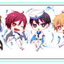 Free! - chibi sailor bookmark