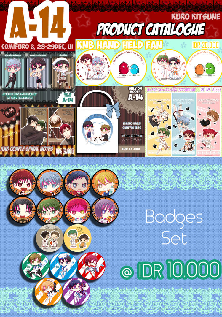 Comifuro 3 Product Catalogue by kuro-alichino on DeviantArt