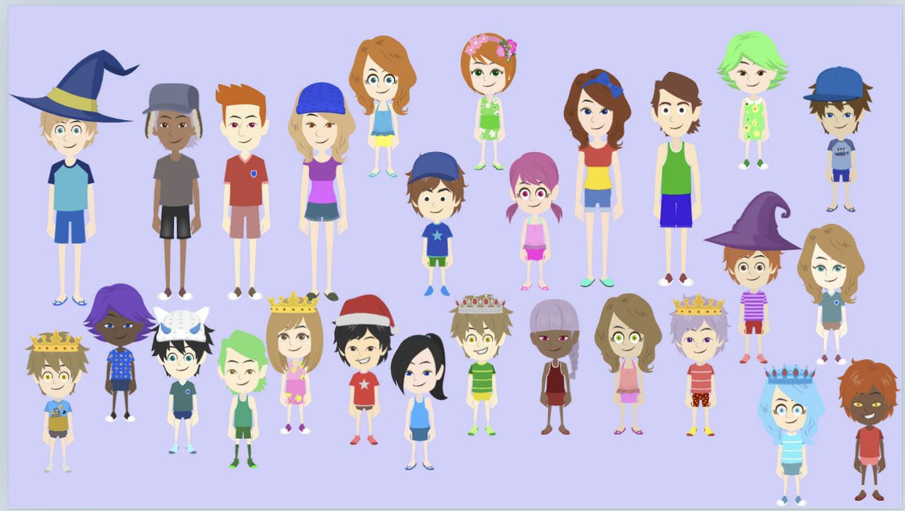 Vyond Characters in Summer Looks by Alex-love2019 on DeviantArt