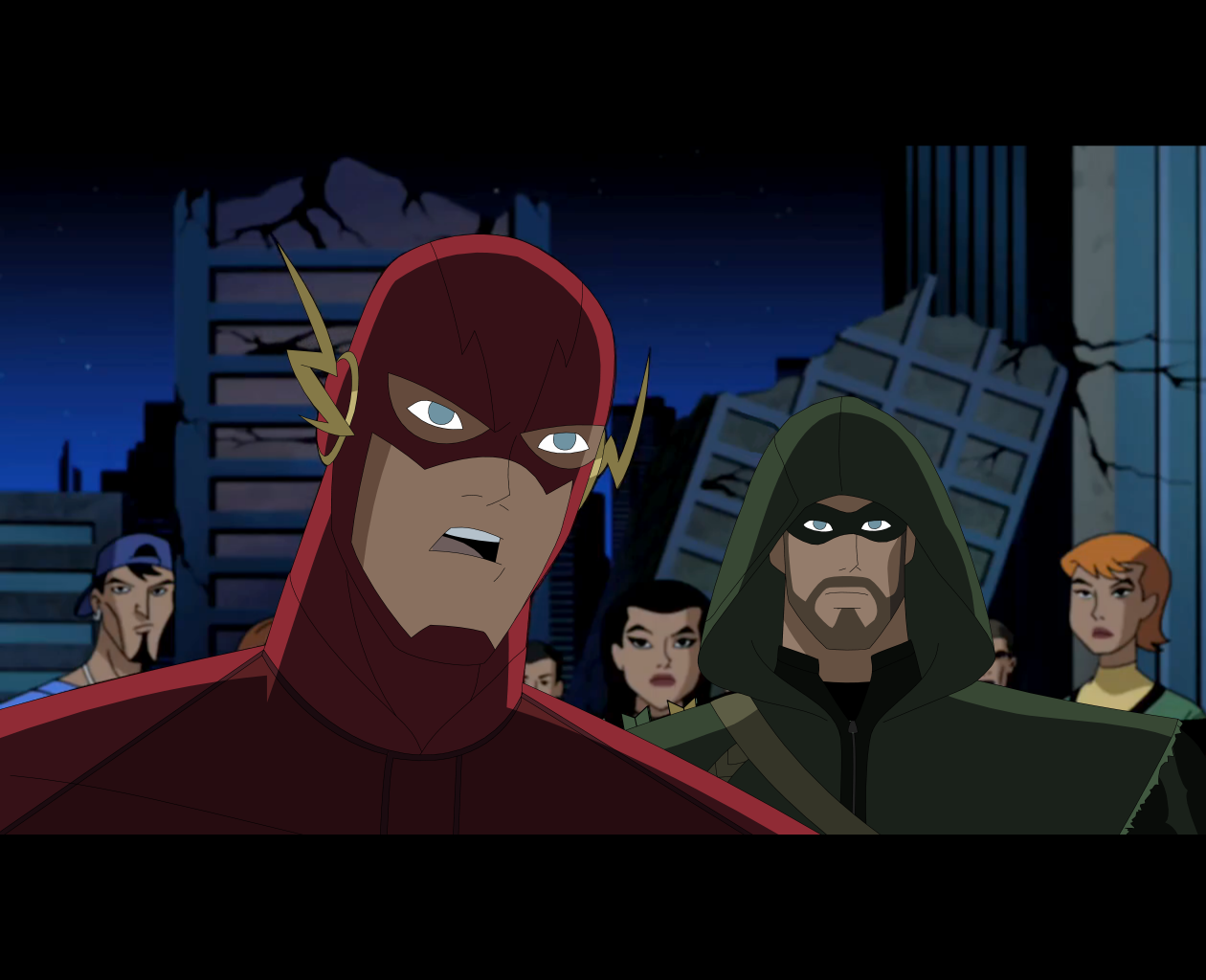 Arrow\The Flash: JLU Style: Barry and Ollie