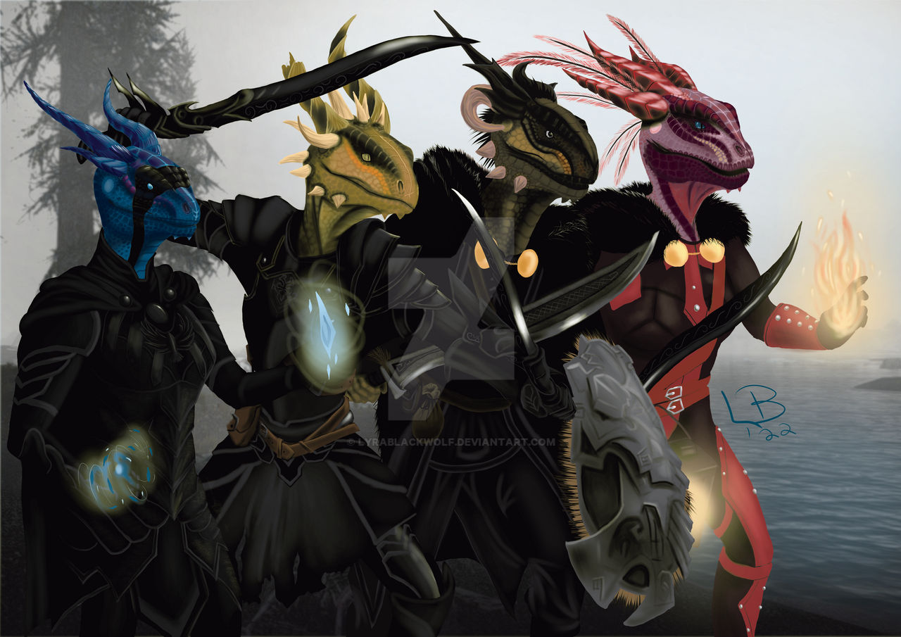 Argonian Ranger 'Argonian Warriors' by LyraBlackwolf on DeviantArt