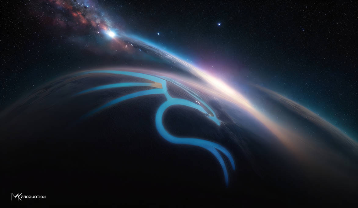 Kali Linux Wallpaper space by KhedrMK on DeviantArt