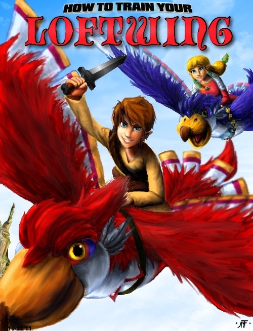 How to Train Your Loftwing by FuriousWinter on DeviantArt