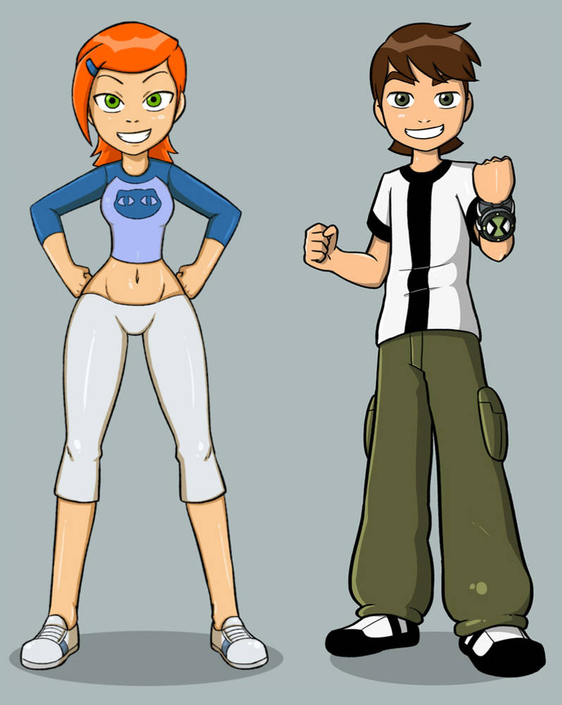 Gwen and Ben Tennyson by Garabatoz by EvilCountProteus on DeviantArt