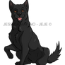 Black German Shepherd