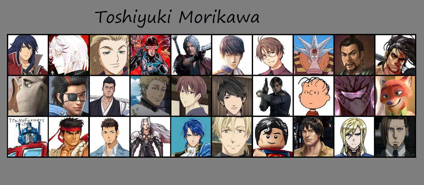 Toshiyuki Morikawa Voice Actors By RBowen68 On DeviantArt toshiyuki-morikawa-voice-actors-by-rbowen68-on-deviantart