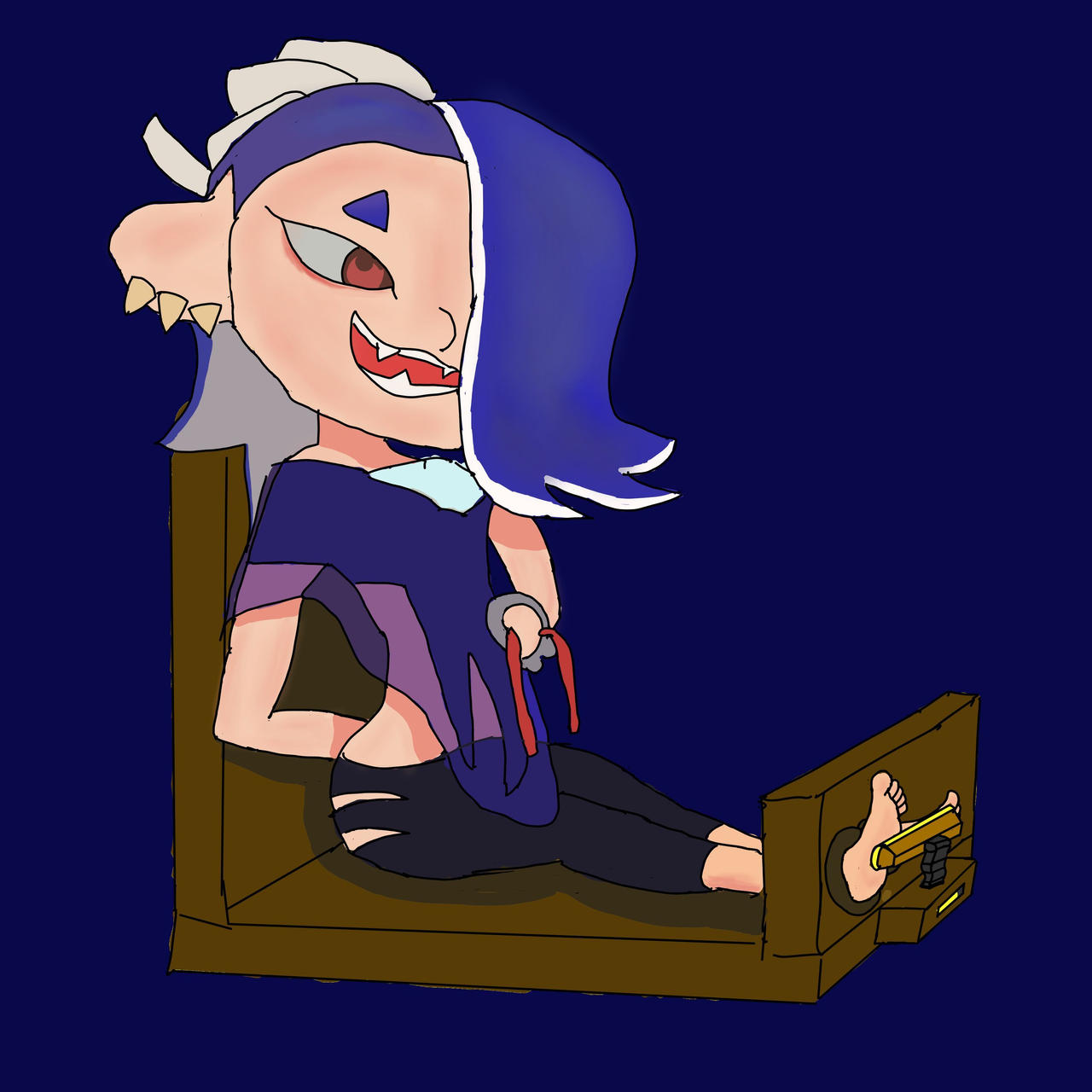 Splatana Designs Splatana testing with Shiver!!!! by ivcrtkr on DeviantArt