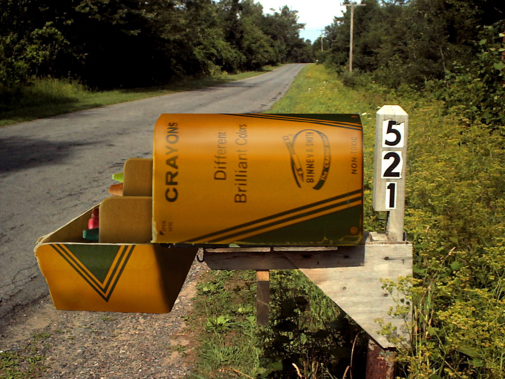 crayon mailbox