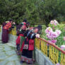 Flower girls from Tibet