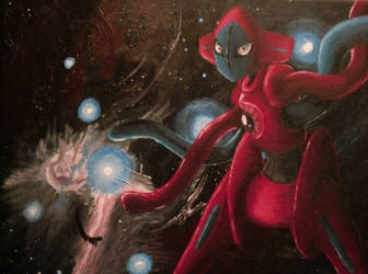 Space Deoxys by Ama-Encyclopika