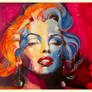 Marylin Monroe Acrylic Paint 32x45 inches for SALE