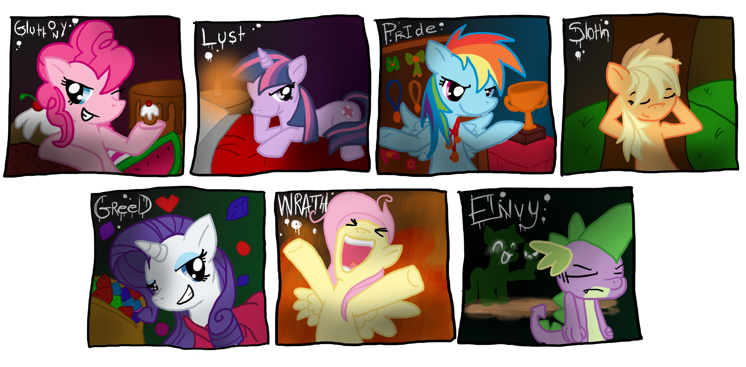 MLP FiM 7 Deadly Sins