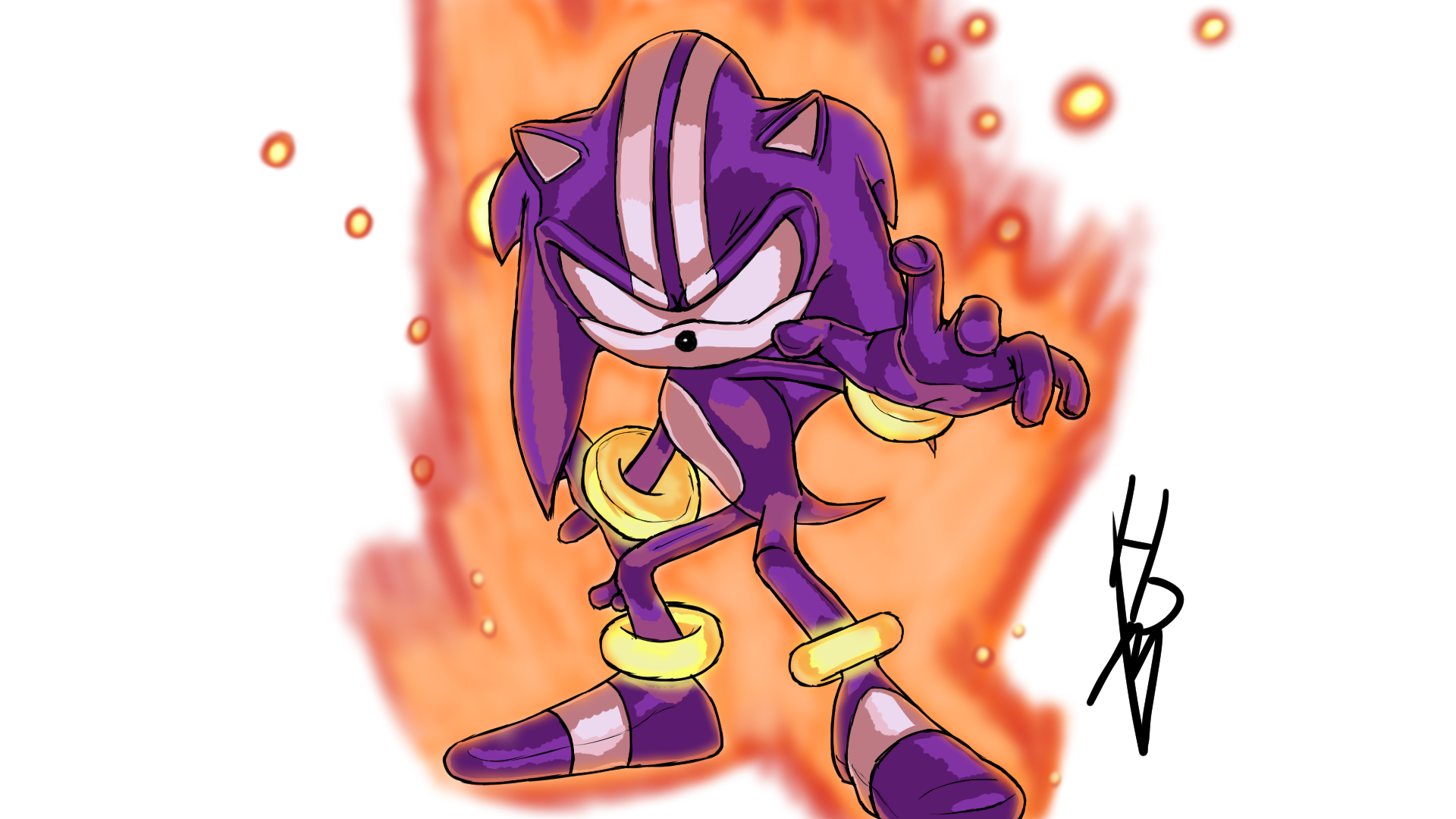 Darkspine Sonic Sketch by SonicTehHedgie on DeviantArt