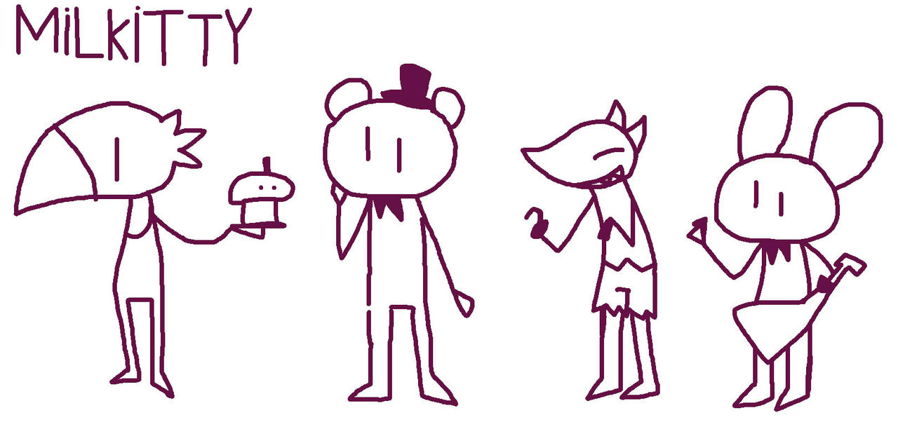 Fnaf Characters By MilkittyChan On DeviantArt