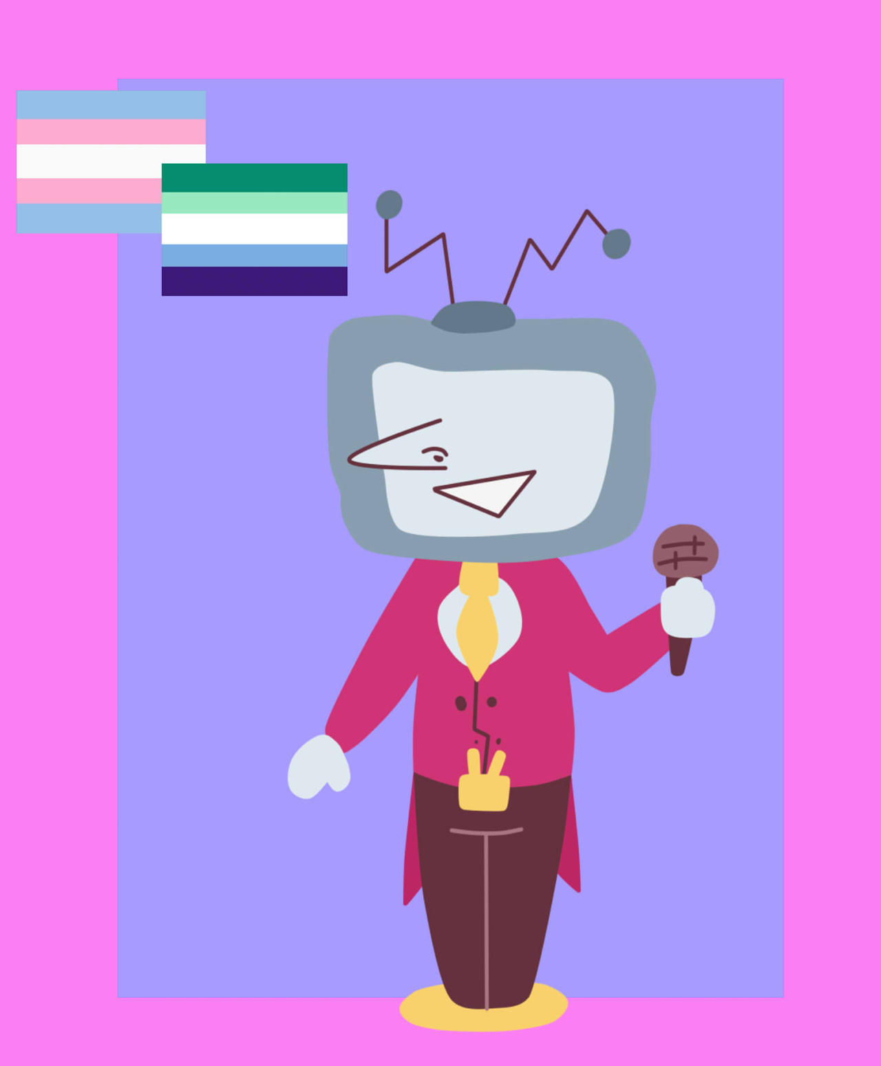 Tenna the host tv darkner by MilkittyChan on DeviantArt