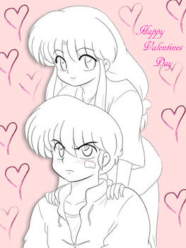 Ranma and Akane - Happy Valentine's Day