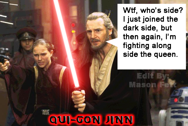 strike me down; i will become powerful — Sith!Qui-Gon Jinn (feat. ponytail)  by