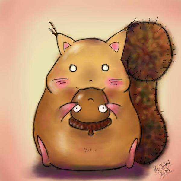Deviantart Risumon Squirrel Squirrel by redmask404 on DeviantArt